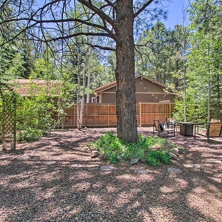 Pet-Friendly Pinetop Cabin Patio And Fenced Yard! Villa Indian Pine Exterior photo