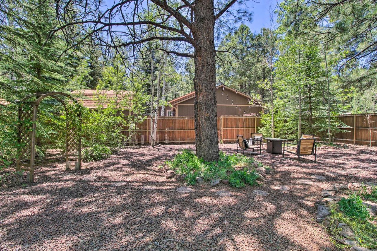 Pet-Friendly Pinetop Cabin Patio And Fenced Yard! Villa Indian Pine Exterior photo