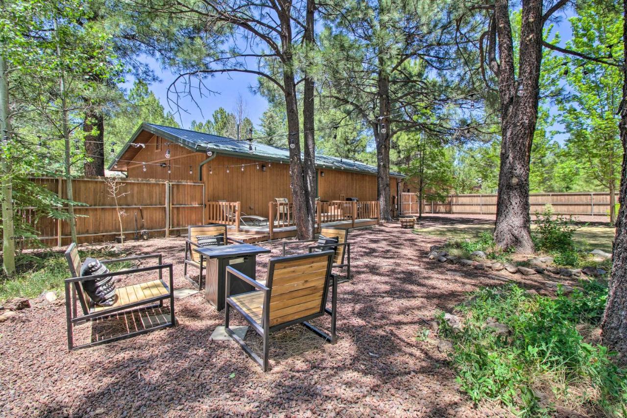 Pet-Friendly Pinetop Cabin Patio And Fenced Yard! Villa Indian Pine Exterior photo